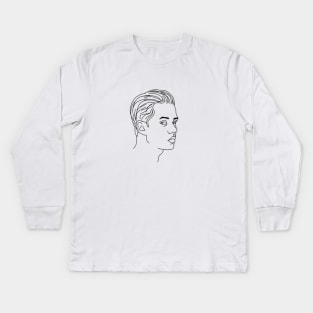 Bill Skarsgard Kids Long Sleeve T-Shirt